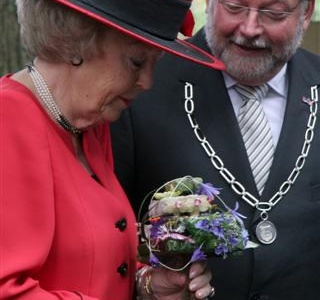 Koningin Beatrix  bezoekt Beemster
